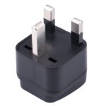 Adaptador de corriente portátil de tres orificios para enchufe de EE. UU. a Reino Unido, US to UK - Imagen 4