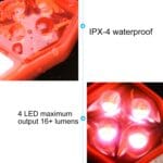 Luz de advertencia multifuncional para ciclismo al aire libre, luz trasera LED con Clip trasero para bicicleta, LED Back Clip Light(Black), LED Back Clip Light(Purple), LED Back Clip Light(Red), LED Back Clip Light(White) - Imagen 4