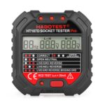 Probador de enchufes con pantalla digital multifuncional HABOTEST HT107D, HT107D (US Plug)