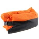 Tumbona inflable Sofá con bolsa de aire de compresión de tejido de poliéster para playa / viajes / hotelería / pesca, tamaño: 185 cm x 75 cm x 50 cm, calidad normal - Imagen 4