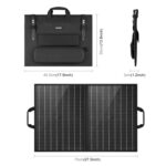 Bolsa plegable de viaje con cargador de panel solar plegable HAWEEL 50W, 50W - Imagen 3