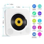 El reproductor de CD portátil con altavoz Bluetooth y pantalla digital de segunda generación con control remoto, Digital Display - Imagen 2