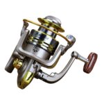 YUMOSHI, rodamientos de bolas de Metal, mango basculante, asiento de rueda, carrete giratorio de pesca, GS1000 - Imagen 4