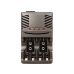 Cargador de batería de 4 ranuras AC 100-240V para AA y AAA y batería Ni-MH de 9V, enchufe del Reino Unido - Imagen 2