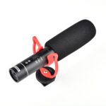 YELANGU YLG9930B MIC05 Micrófono de condensador de vídeo para entrevista profesional con cable de audio de 3,5 mm para videocámara DSLR y DV - Imagen 4