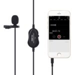 YELANGU YLG9926B MY2 Mini micrófono Lavalier para teléfonos móviles/tabletas/cámaras digitales