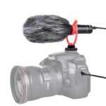 YELANGU MIC015 micrófono de condensador de vídeo para entrevista profesional con Cable de Audio de 3,5mm para videocámara DSLR y DV