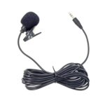 ZJ002MR Estéreo 3.5 mm Enchufe recto Visera solar para automóvil Intérprete inalámbrico Guía turístico Megáfono Micrófono de solapa con cable, Longitud: 3 m - Imagen 2