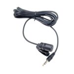 ZJ002MR Estéreo 3.5 mm Enchufe recto Visera solar para automóvil Intérprete inalámbrico Guía turístico Megáfono Micrófono de solapa con cable, Longitud: 3 m - Imagen 3