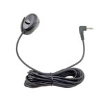 ZJ010MR Mono 3,5 mm Enchufe de cabeza en ángulo Navegación para automóvil Altavoz GPS Micrófono Bluetooth de pasta externa, Longitud: 3 m - Imagen 2