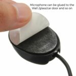ZJ010MR Mono 3,5 mm Enchufe de cabeza en ángulo Navegación para automóvil Altavoz GPS Micrófono Bluetooth de pasta externa, Longitud: 3 m - Imagen 4