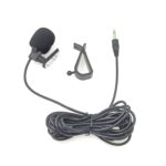ZJ015MR Mono 2.5mm Conector recto de navegación para automóvil, DVD, micrófono externo de pasta, longitud: 3 m