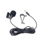 ZJ015MR Estéreo de 2,5 mm, enchufe recto, navegación para automóvil, DVD, micrófono externo de pasta, longitud: 3 m