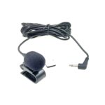 ZJ025MR Micrófono mono lavalier con clip adhesivo para coche GPS / Bluetooth Audio DVD Micrófono externo, Longitud del cable: 3 m, Codo de 90 grados Conector de 3,5 mm - Imagen 2