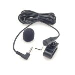 ZJ025MR Micrófono mono lavalier con clip adhesivo para coche GPS / Bluetooth Audio DVD Micrófono externo, Longitud del cable: 3 m, Codo de 90 grados Conector de 3,5 mm - Imagen 3