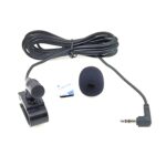 ZJ025MR Micrófono estéreo de solapa con clip adhesivo para coche GPS / Bluetooth Audio DVD Micrófono externo, Longitud del cable: 3 m, Codo de 90 grados Conector de 3,5 mm - Imagen 3