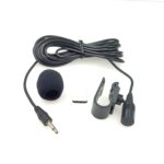 ZJ025MR Stick-on Clip-on Lavalier 2.5mm Jack Mono Micrófono para auto GPS / Bluetooth Audio DVD Micrófono externo, Longitud del cable: 3m - Imagen 2