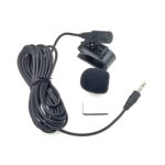 ZJ025MR Stick-on Clip-on Lavalier 2.5mm Jack Mono Micrófono para auto GPS / Bluetooth Audio DVD Micrófono externo, Longitud del cable: 3m - Imagen 3