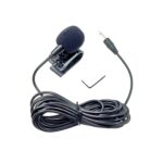 ZJ025MR Stick-on Clip-on Lavalier 3.5mm Jack Mono Micrófono para auto GPS / Bluetooth Audio DVD Micrófono externo, Longitud del cable: 3m