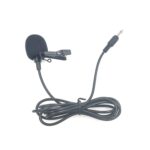 ZJ031MR Micrófono de solapa con cable de megáfono de guía turística de enchufe recto mono de 3,5 mm, longitud: 1,5 m