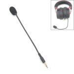 ZJ033MR-03 17cm Mono 3.5mm Conector recto Auriculares para juegos Tarjeta de sonido Micrófono en vivo