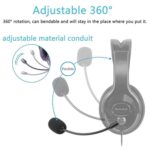 ZJ033MR-03 17cm Mono 3.5mm Enchufe recto Auriculares para juegos Tarjeta de sonido Micrófono en vivo - Imagen 4