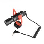 YELANGU MIC10 YLG9920A Micrófono de escopeta de vídeo condensador para entrevista profesional con cable de audio de 3,5 mm para videocámara DSLR y DV, Microphone - Imagen 3