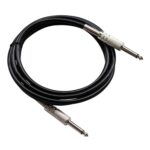 10 m 1/4 pulgada (6,35 mm) macho a macho Jack blindado enchufes mono Cable de conexión de audio - Imagen 2