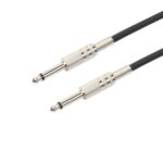Cable de conexión de audio con conector mono blindado macho a macho de 1,8 m, 1/4 pulgada (6,35 mm), 1.8m M to M