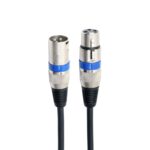 1.8m 3 pines XLR macho a XLR hembra MIC Cable blindado Micrófono Cable de audio - Imagen 2
