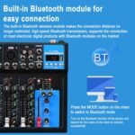 Mezclador de reverberación USB Bluetooth F7 Home de 7 canales, enchufe de EE. UU., F7 US Plug - Imagen 3