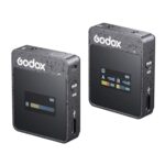 Godox MoveLink II M1 Sistema de micrófono inalámbrico Lavalier con transmisores y receptor para cámaras DSLR y videocámaras, MoveLink II M1