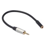 TC210MF-03 Cable de audio macho a hembra de 3,5 mm, longitud: 0,3 m