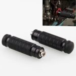 MB-BF001-BK Pedal universal de asiento trasero modificado para motocicleta, un par