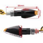 Luz de señal de giro modificada para motocicleta Speedpark Luz de recordatorio de giro de flecha triangular - Imagen 3