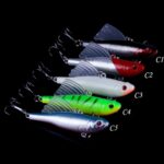 HENGJIA Señuelos de pesca de hundimiento rápido Bait 6.5cm / 17.2g Wings VIB Pencil Lure Kit