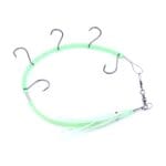 HENGJIA 32 cm / 7g cuchillo de pesca alambre de pescado luz nocturna luminosa pulpo calamar gancho 5 ganchos