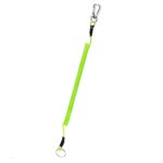 Cordón de resorte de TPU con llavero antipérdida multifuncional para exteriores, longitud: 32 cm, Anti-lost Keychain (Green)