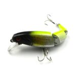 HENGJIA JM001-X 10.5cm 14g Señuelos duros de plástico multisección Señuelos de pesca artificiales con anzuelo triple, entrega de colores aleatorios - Imagen 4