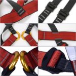 XINDA XDA9516 Escalada en roca para exteriores Poliéster Alambre de alta resistencia Cinturón de seguridad para todo el cuerpo cuesta abajo ajustable Tamaño para niños: L - Imagen 3