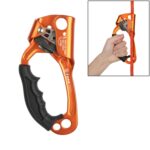 XINDA TP-8606 Pinza de cuerda de mano anticaída para trabajo aéreo de escalada en roca al aire libre para cuerda de 8-12 mm de diámetro izquierda, Left