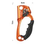XINDA TP-8606 Pinza de cuerda de mano anticaída para trabajo aéreo de escalada en roca al aire libre para cuerda de 8-12 mm de diámetro derecha, Right - Imagen 2