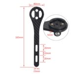 TOSEEK Soporte de mesa de códigos de bicicleta de carretera de fibra de carbono completo para la serie Garmin (brillante), For Bryton Series(Gloss), For CATEYE Series(Gloss), For Garmin Series(Gloss) - Imagen 3