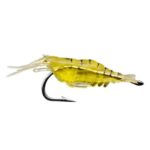 10 Uds 4cm pesca cebo tipo camarón Artificial suave señuelos Popper cebos con gancho, Artificial Shrimp with Hook - Imagen 2