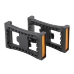 PROMEND PD-M04 1 par Mountain Bicicletas de bicicleta Pedal Gire la hebilla de pedal plano - Imagen 3