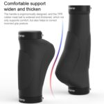 PROMEND GR-506 1 Par de goma de la bola ergonómica de la bicicleta de la bicicleta (90 mm + 130 mm) - Imagen 4