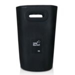 Fregadero plegable portátil para exteriores, cubo plegable de PVC, capacidad: 15 l, 15L Black