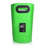 Fregadero plegable portátil para exteriores, cubo plegable de PVC, capacidad: 15 l, 15L Green - Imagen 2