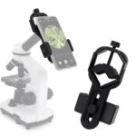 Telescopio y microscopio Datyson 5P0079S conectados al soporte de la cámara del teléfono móvil