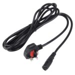 BS-1363 / A LP-60L Enchufe británico a cable de alimentación C13 con fusible para PC, impresoras y escáner, longitud: 3 m - Imagen 2